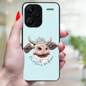 MY ART Ochranný obal pre Xiaomi Redmi Note 13 Pro+ 5G HAPPY COW (181)