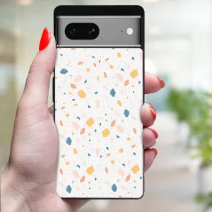 MY ART Ochranný kryt pre Google Pixel 7 ORANGE TERRAZZO (165)