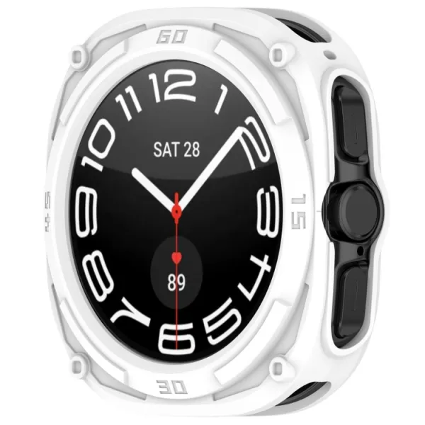 TPU HALF COVER Kryt pre Samsung Galaxy Watch Ultra / Watch Ultra 2025 biely