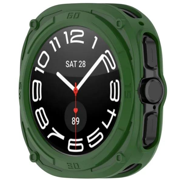 TPU HALF COVER Kryt pre Samsung Galaxy Watch Ultra / Watch Ultra 2025 zelený