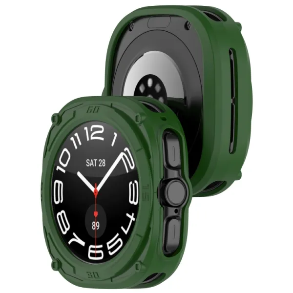 TPU HALF COVER Kryt pre Samsung Galaxy Watch Ultra / Watch Ultra 2025 zelený