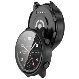 PC FULL COVER Plastový kryt so sklom pre OnePlus Watch 2R čierny