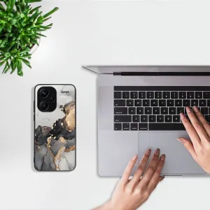 MY ART Ochranný obal pre Xiaomi Redmi Note 13 Pro+ 5G GREY MARBLE (140)