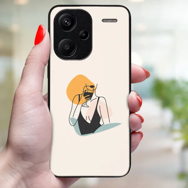MY ART Ochranný obal pre Xiaomi Redmi Note 13 Pro+ 5G WOMAN (197)