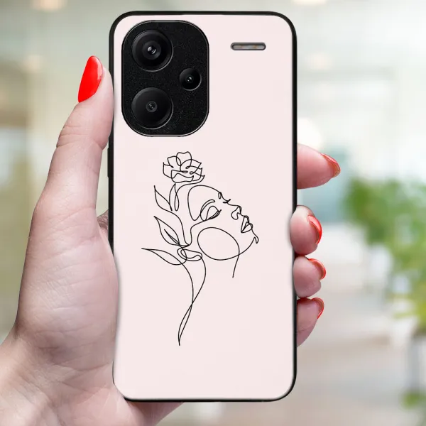 MY ART Ochranný obal pre Xiaomi Redmi Note 13 Pro+ 5G ROSE GIRL (198)