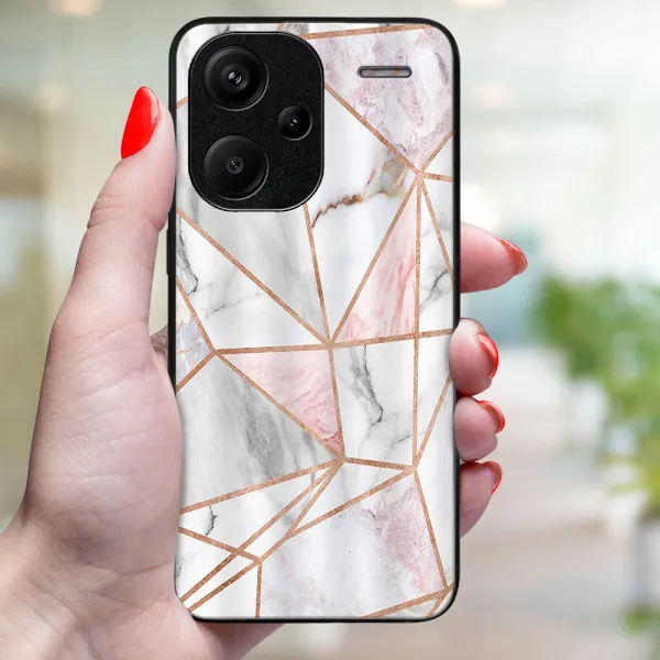 MY ART Ochranný obal pre Xiaomi Redmi Note 13 Pro+ 5G PINK MARBLE (143)