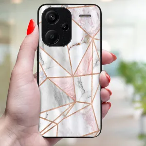 MY ART Ochranný obal pre Xiaomi Redmi Note 13 Pro+ 5G PINK MARBLE (143)