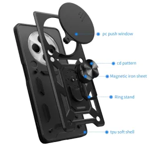 RING CAMERA Kryt s držiakom pre Xiaomi Redmi 14C / Poco C75 zelený