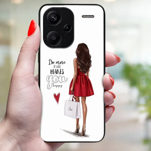 MY ART1 Ochranný obal pre Xiaomi Redmi Note 13 Pro+ 5G RED DRESS (137)