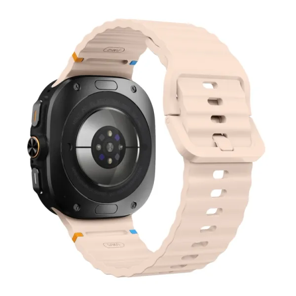 WAVY Silikónový remienok pre Samsung Galaxy Watch Ultra / Watch Ultra 2025 svetloružový