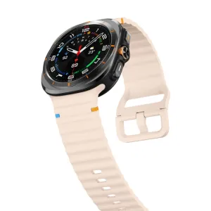 WAVY Silikónový remienok pre Samsung Galaxy Watch Ultra / Watch Ultra 2025 svetloružový