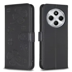 ART CLOVER Peňaženkový obal pre Xiaomi Redmi 14C / Poco C75 čierny