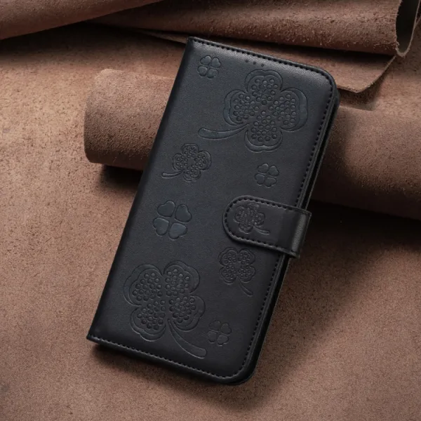 ART CLOVER Peňaženkový obal pre Xiaomi Redmi 14C / Poco C75 čierny