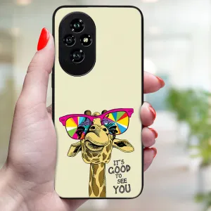MY ART Ochranný kryt pre Honor 200 Pro GIRAFFE (180)