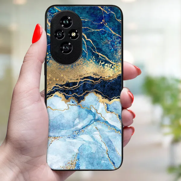 MY ART Ochranný kryt pre Honor 200 Pro BLUE MARBLE (141)