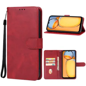 SMOOTH Peňaženkové puzdro pre Xiaomi Redmi 14C / Poco C75 červené
