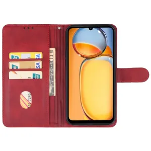 SMOOTH Peňaženkové puzdro pre Xiaomi Redmi 14C / Poco C75 červené