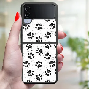 MY ART Ochranný kryt pre Samsung Galaxy Z Flip4 5G PAWS (185)