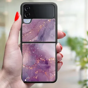 MY ART Ochranný kryt pre Samsung Galaxy Z Flip4 5G PURPLE (148)