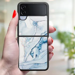 MY ART Ochranný kryt pre Samsung Galaxy Z Flip4 5G LIGHT BLUE (149)