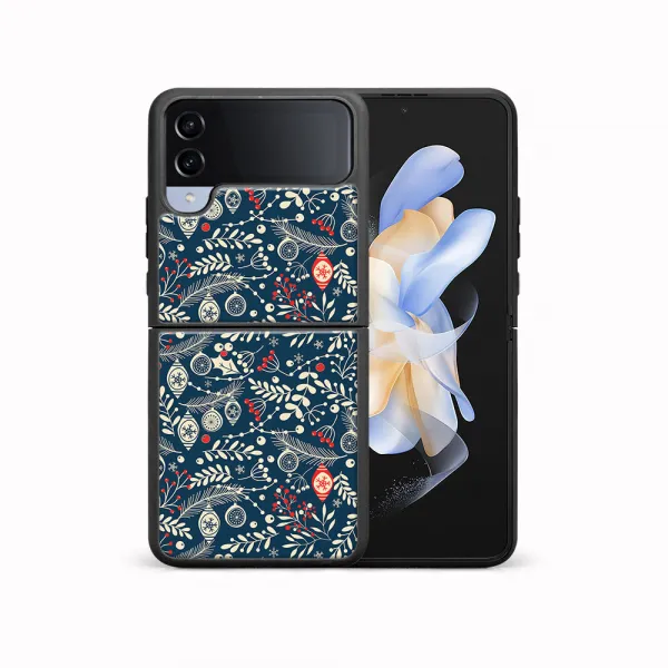 MY ART Kryt s vianočným dizajnom Samsung Galaxy Z Flip4 5G MISTLETOE (070)
