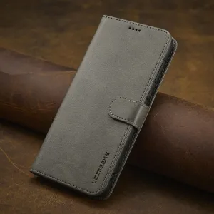 IMEEKE Peňaženkový obal pre Xiaomi Redmi 14C / Poco C75 šedý