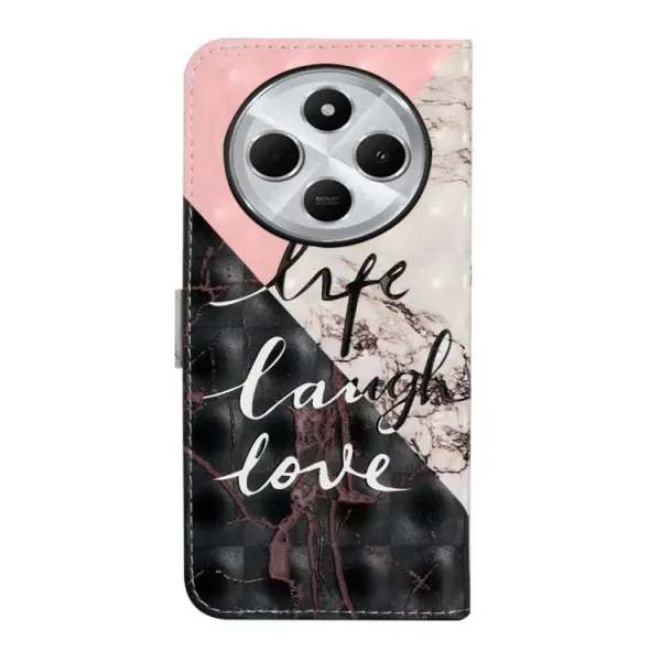 ART Peňaženkový kryt pre Xiaomi Redmi 14C / Poco C75 MARBLE