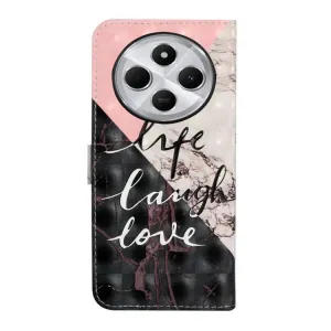 ART Peňaženkový kryt pre Xiaomi Redmi 14C / Poco C75 MARBLE