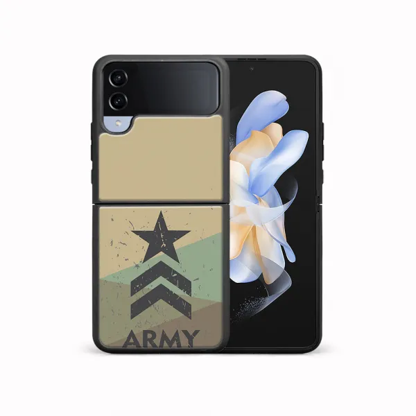 MY ART Ochranný kryt pre Samsung Galaxy Z Flip4 5G ARMY (236)
