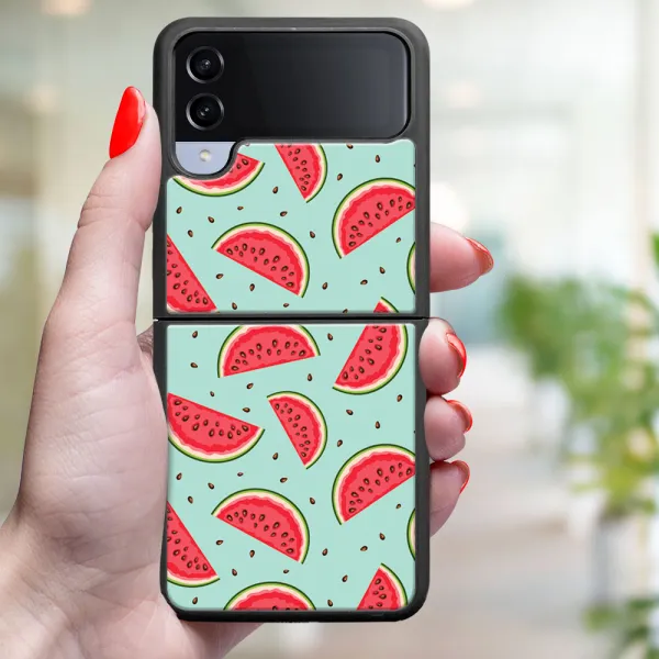 MY ART Ochranný kryt pre Samsung Galaxy Z Flip4 5G WATERMELON (120)