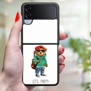MY ART Ochranný kryt pre Samsung Galaxy Z Flip4 5G BEAR (177)