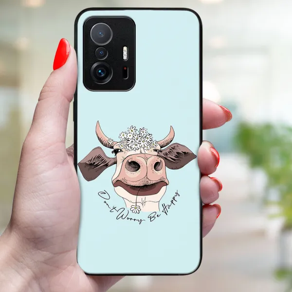 MY ART Ochranný kryt pre Xiaomi 11T / 11T Pro HAPPY COW (181)