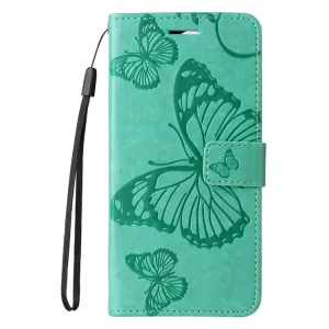 ART BUTTERFLY Peňaženkový obal pre Apple iPhone 16e / iPhone 17e zelený