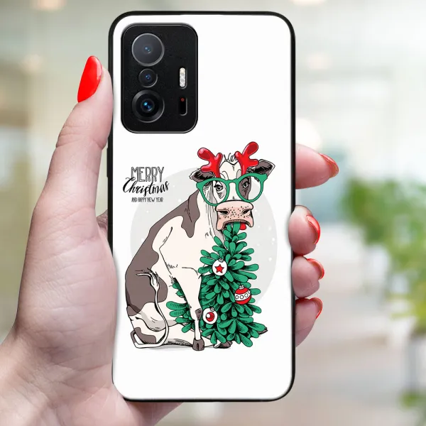 MY ART Kryt s vianočným dizajnom Xiaomi 11T / 11T Pro MERRY CHRISTMAS (074)