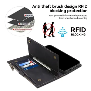 RFID Peňaženkové puzdro pre Samsung Galaxy S23 FE 5G čierne