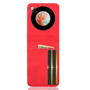 LITCHI Ochranný kryt  Nubia Flip 5G červený