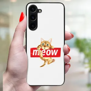MY ART Ochranný kryt pre Samsung Galaxy S24 Plus 5G MEOW (183)