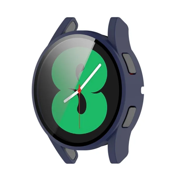 PC FULL COVER Plastový kryt so sklom pre Samsung Galaxy Watch FE modrý