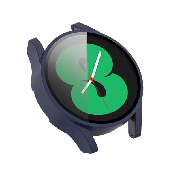 PC FULL COVER Plastový kryt so sklom pre Samsung Galaxy Watch FE modrý