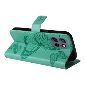ART BUTTERFLY Peňaženkový obal pre Motorola Edge 60 Neo / 50 Neo / ThinkPhone 25 zelený