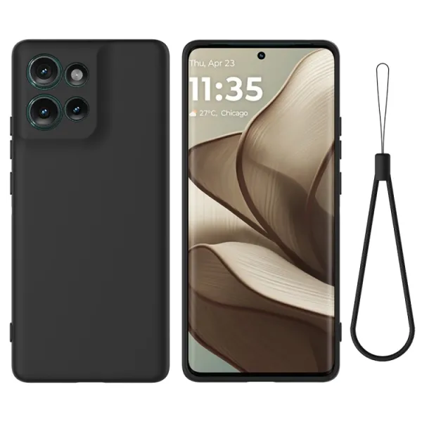 RUBBER Ochranný kryt pre Motorola Edge 50 čierny