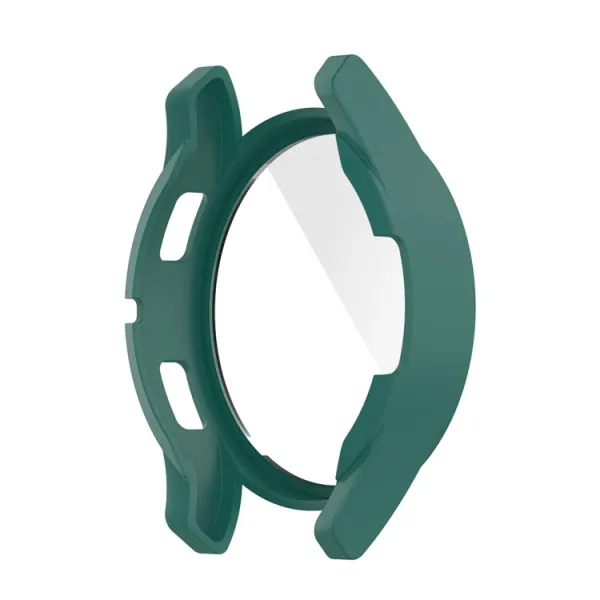 PC FULL COVER Plastový kryt so sklom pre Samsung Galaxy Watch FE zelený