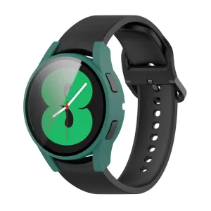 PC FULL COVER Plastový kryt so sklom pre Samsung Galaxy Watch FE zelený