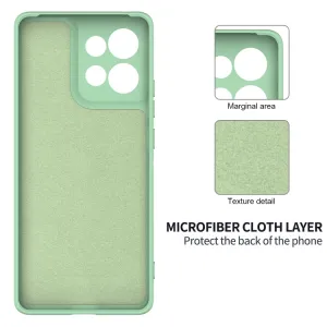 RUBBER Ochranný obal pre Motorola Moto G75 5G zelený