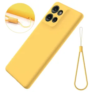 RUBBER Ochranný kryt pre Motorola Edge 50 žltý