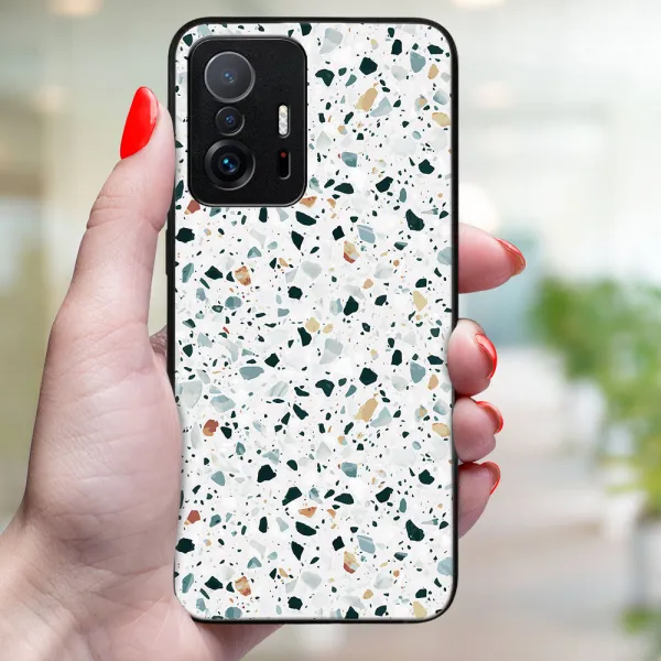 MY ART Ochranný kryt pre Xiaomi 11T / 11T Pro GREY TERRAZZO (163)