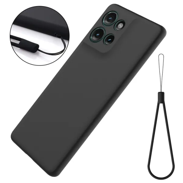 RUBBER Ochranný kryt pre Motorola Edge 50 čierny