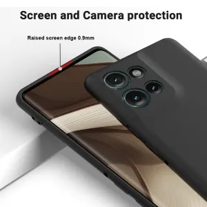 RUBBER Ochranný kryt pre Motorola Edge 50 čierny