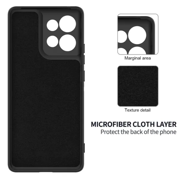 RUBBER Ochranný kryt pre Motorola Edge 50 čierny