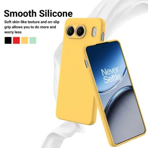 RUBBER Ochranný kryt pre OnePlus Nord 4 5G žltý